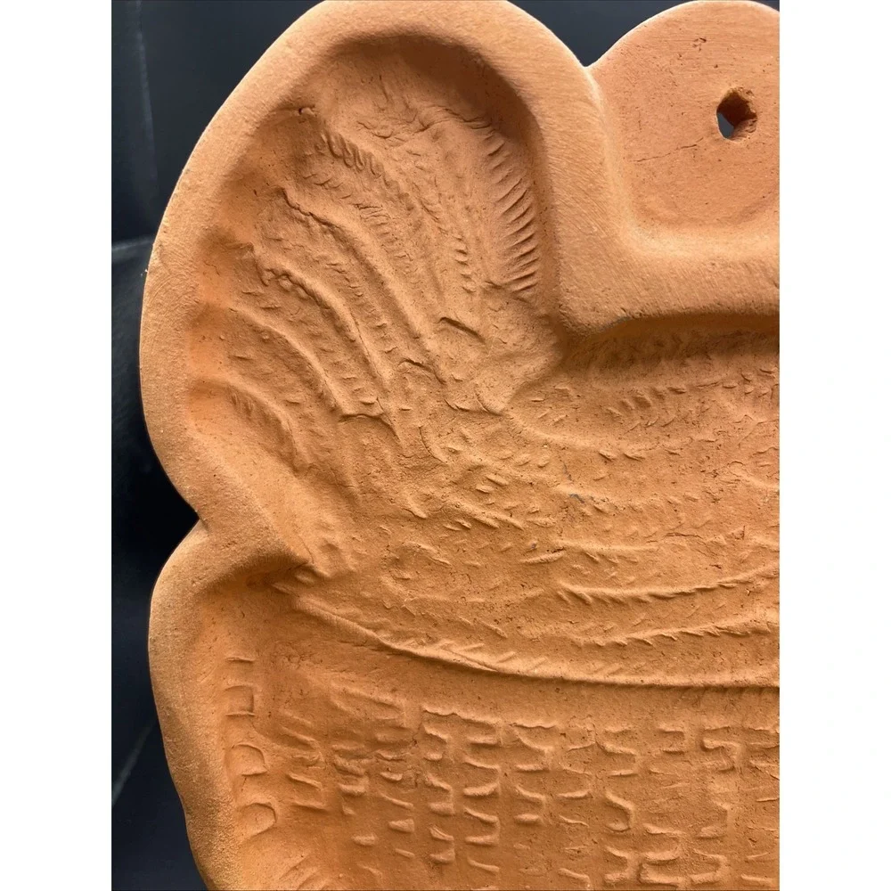 Vintage Terracotta Chicken Rooster Mold Wall Hanging Decor Made In Portugal 8